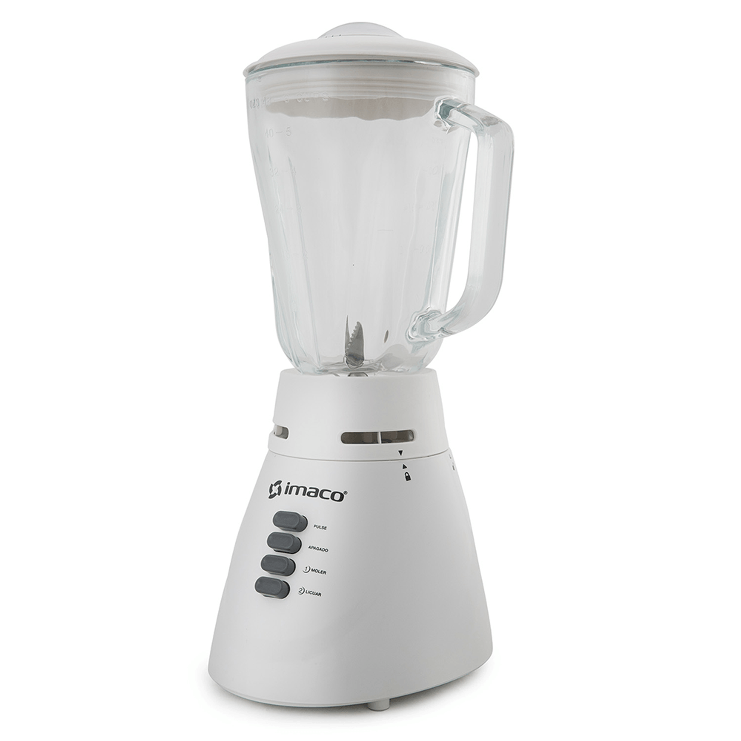 Licuadora Vaso de Vidrio 1.25L 500W Imaco