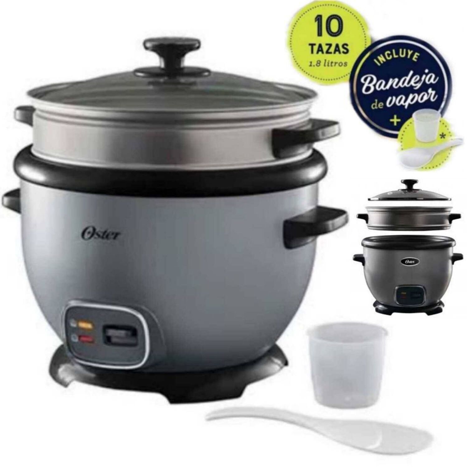 Olla Arrocera Multiusos OSTER 2.2L CKSTRC7030S Silver - Oechsle