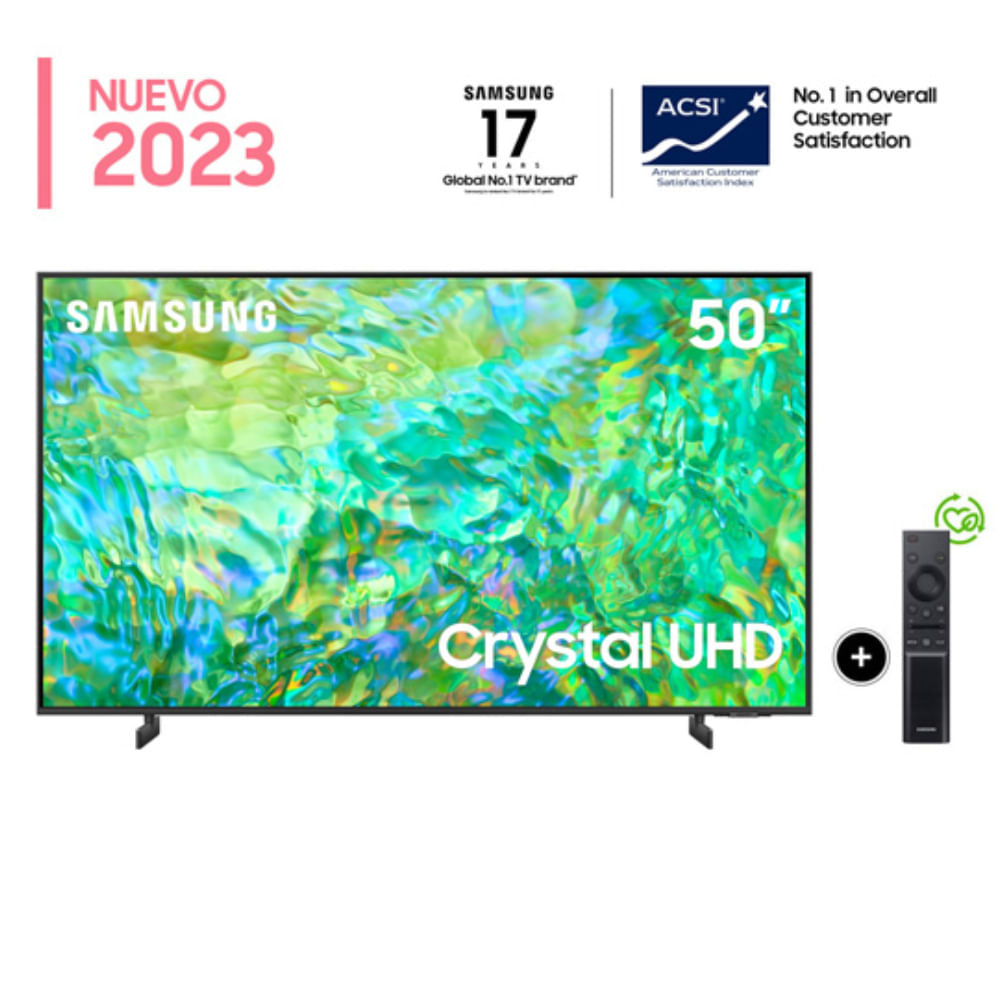Televisor Samsung Smart TV 50"" Crystal Uhd 4K 50cu8200 Año 2023