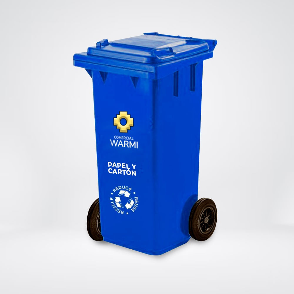 Contenedor de Basura WARMI 240 Lts. Azul