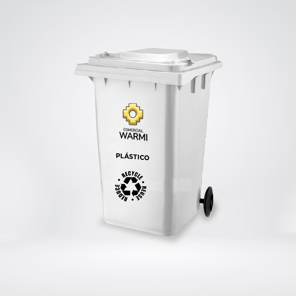 Contenedor de Basura WARMI 360 Lts. Blanco