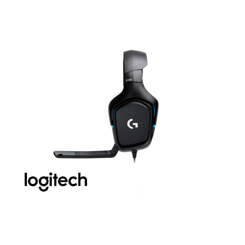 Audifono Gamer Logitech G432 USB Black LOGITECH
