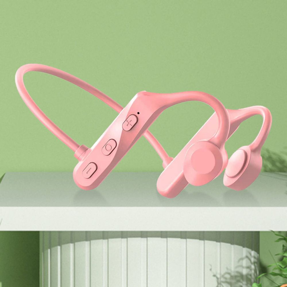 Auriculares Inalámbricos Bluetooth De Conducción Ósea K69 Impermeables Rosa  - Promart