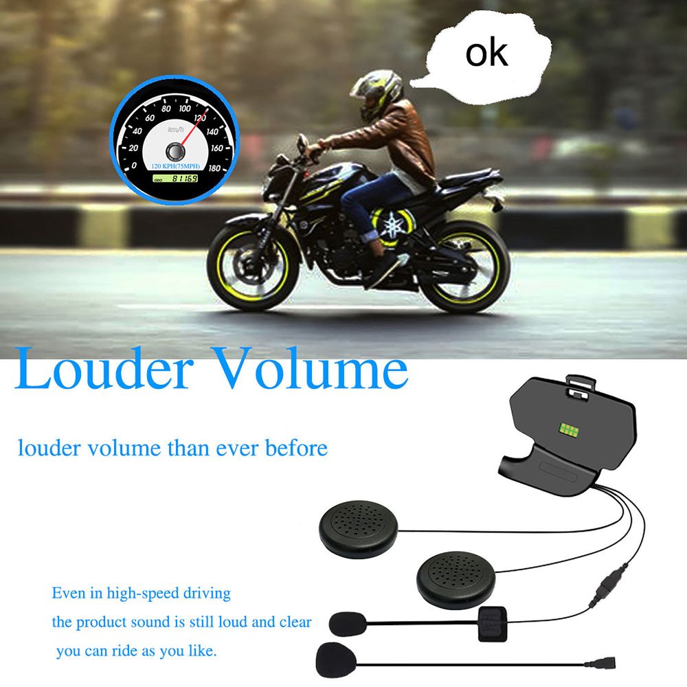 Intercomunicadores Para Casco De Motocicleta Wayxin 2 Uds Bt Auriculares Interfono  Inalámbrico