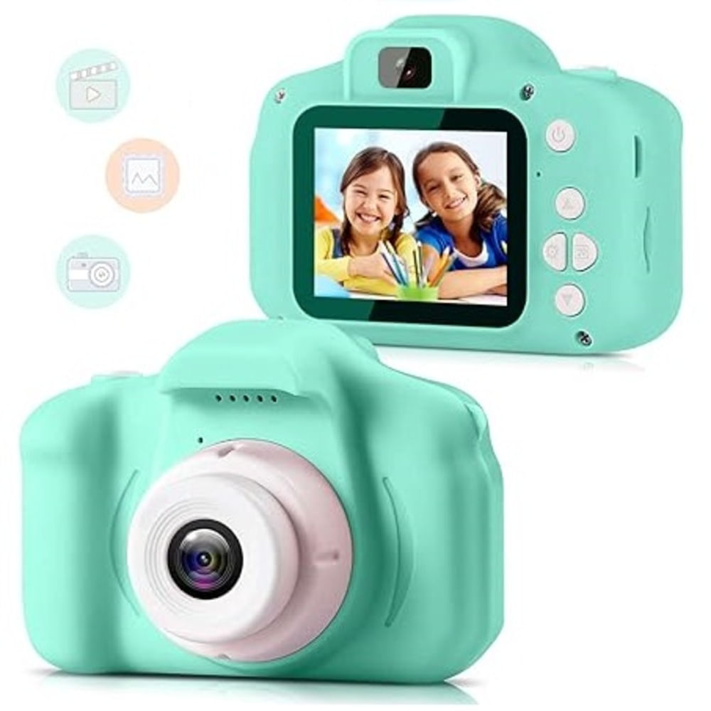 Cámara Digital para Niños Fotos Videos 1080P FULL HD Green I