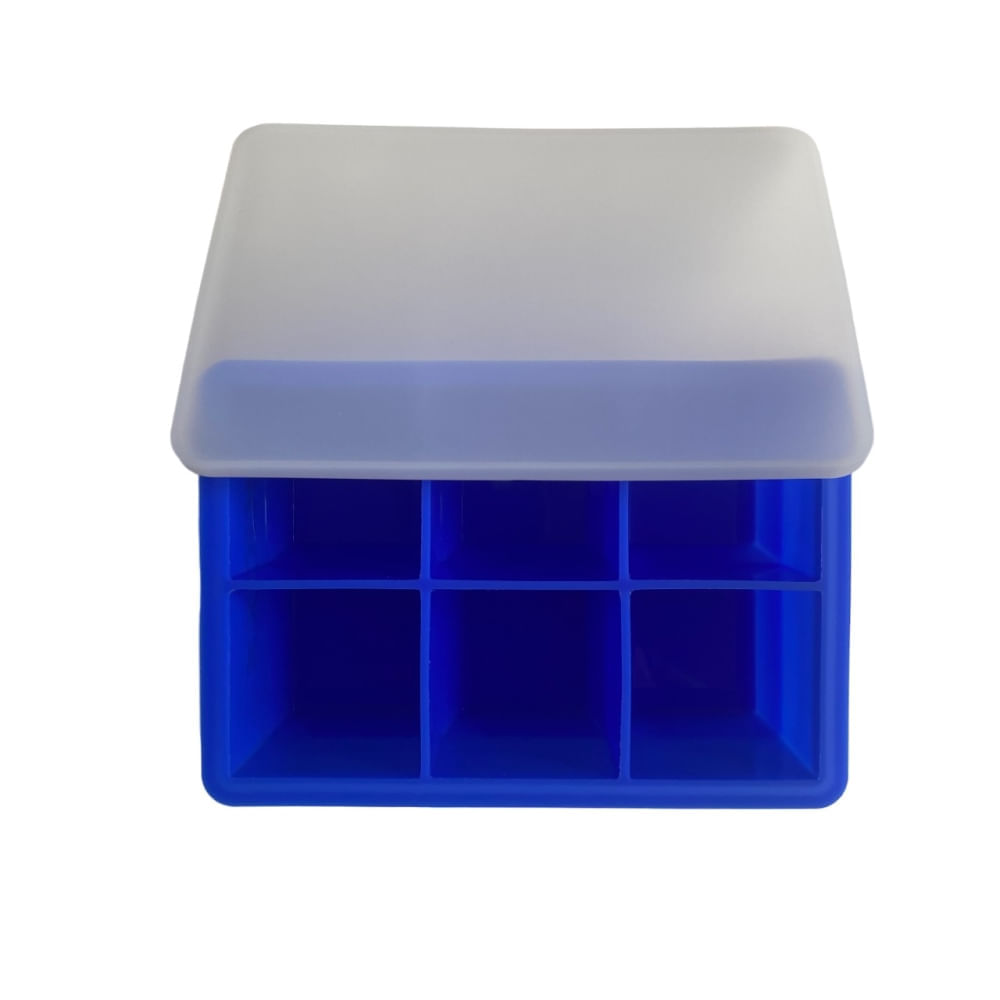 Cubeta Para Hielo 2 Blanco y Azul - Tienda online Estra
