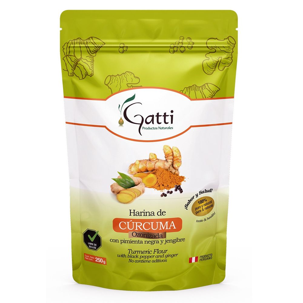 Harina de cúrcuma Gatti x 250 gr