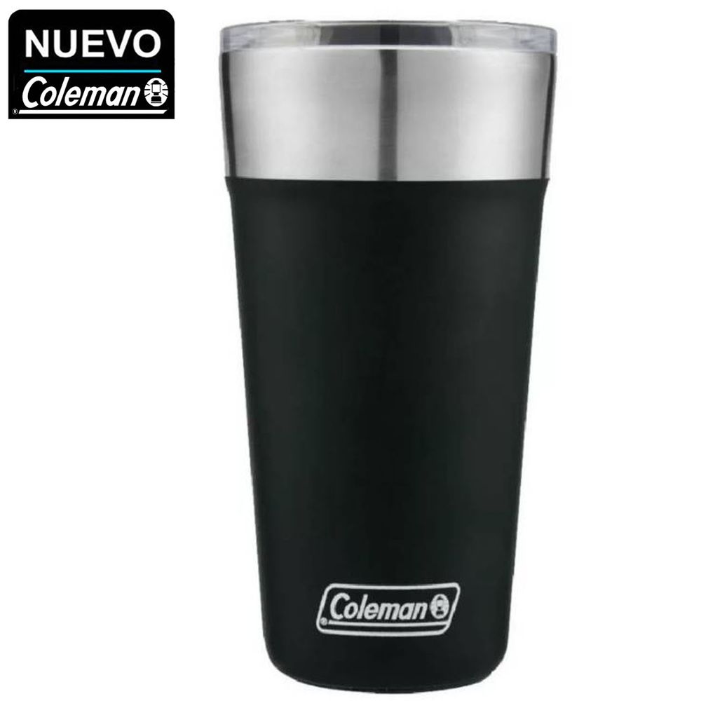 Vaso de Acero Inoxidable Coleman Brew Negro 532ml