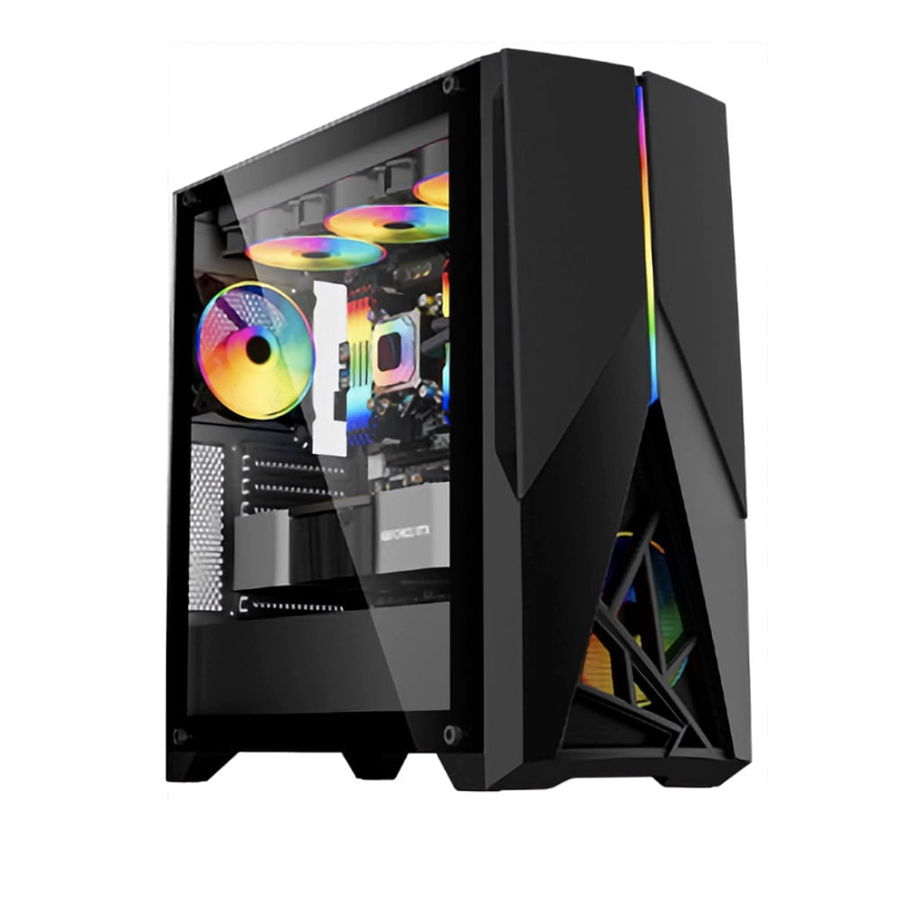 Case Gamer Teros TE1174N Mid Tower Negro USB 3.0 USB 2.0 Audio