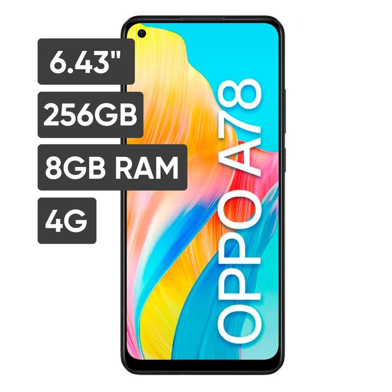 Smartphone OPPO A58 6.7 6GB 128GB 50MP + 2MP Verde
