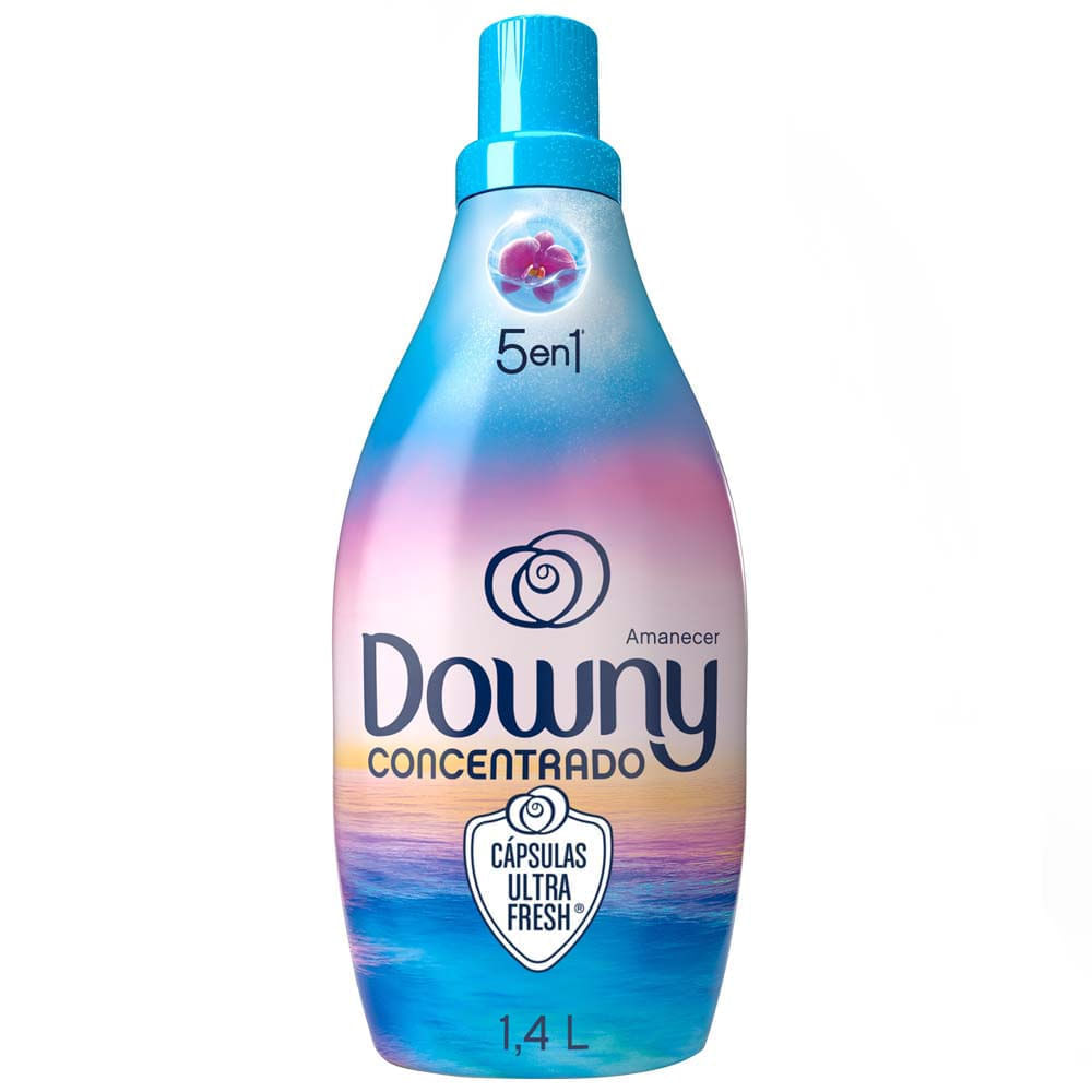 Suavizante Concentrado Líquido DOWNY Amanecer Botella 1.4L