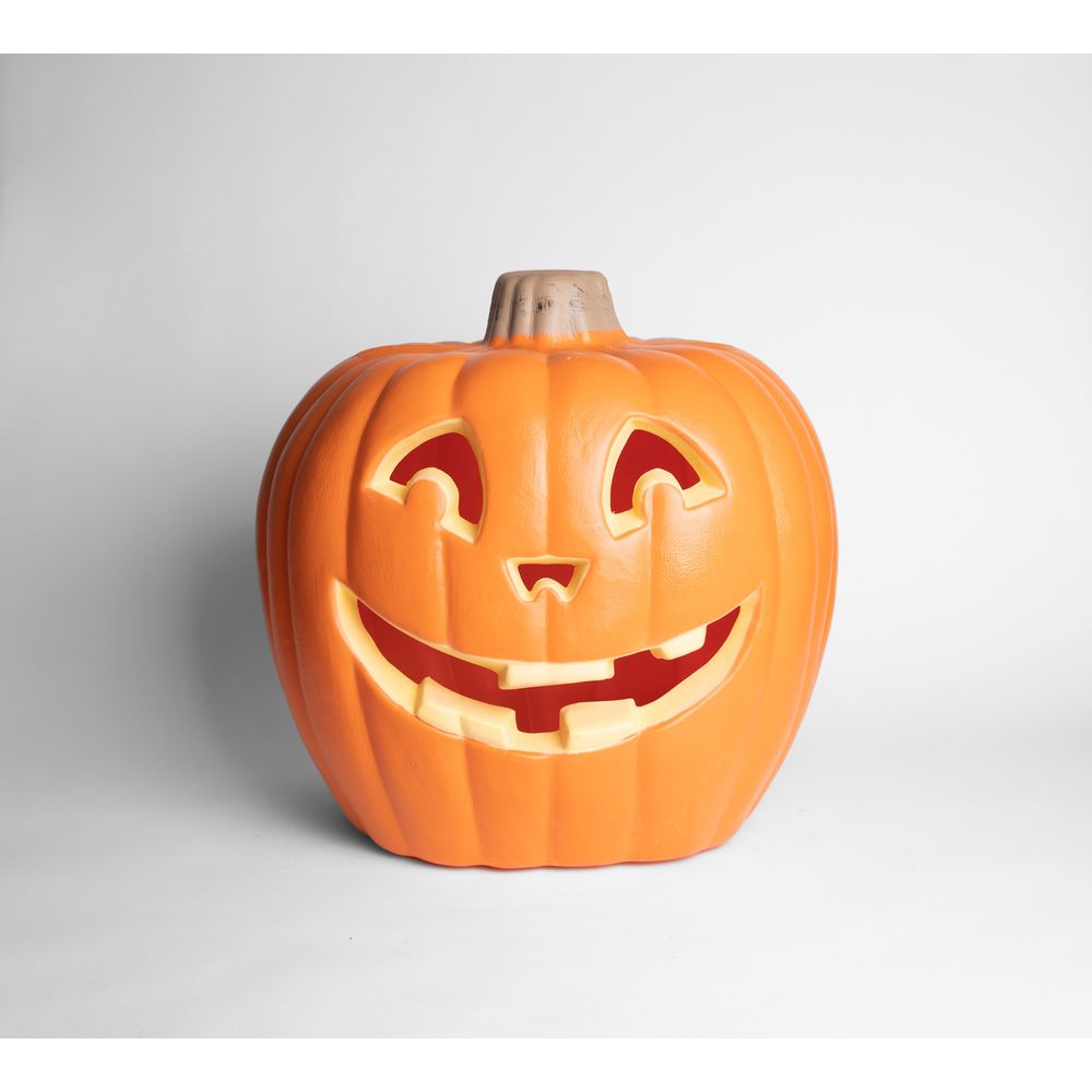 Calabaza Luz Led Interior Plástico 48x50.5 cm Frank & Mortis Halloween No Incluye Pilas