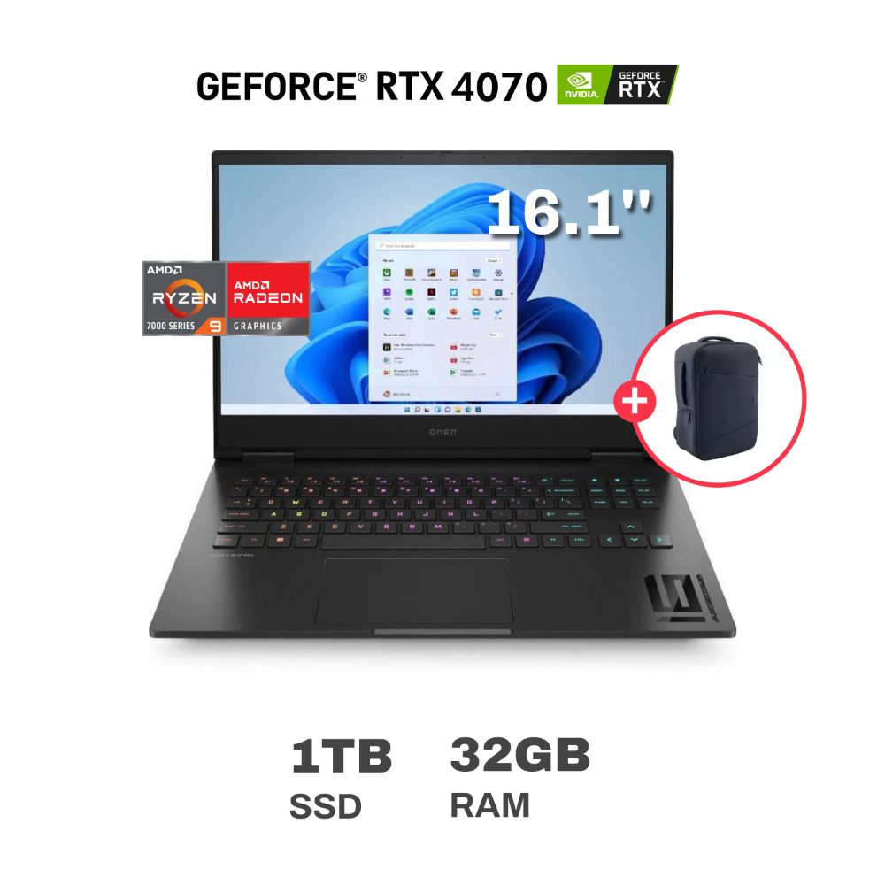 Laptop Gaming HP OMEN 32GB 1TB SSD 16 Negro