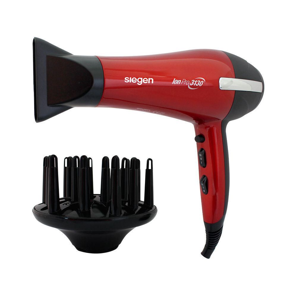 Secadora de Cabello Siegen SG-3130 Rojo Oechsle