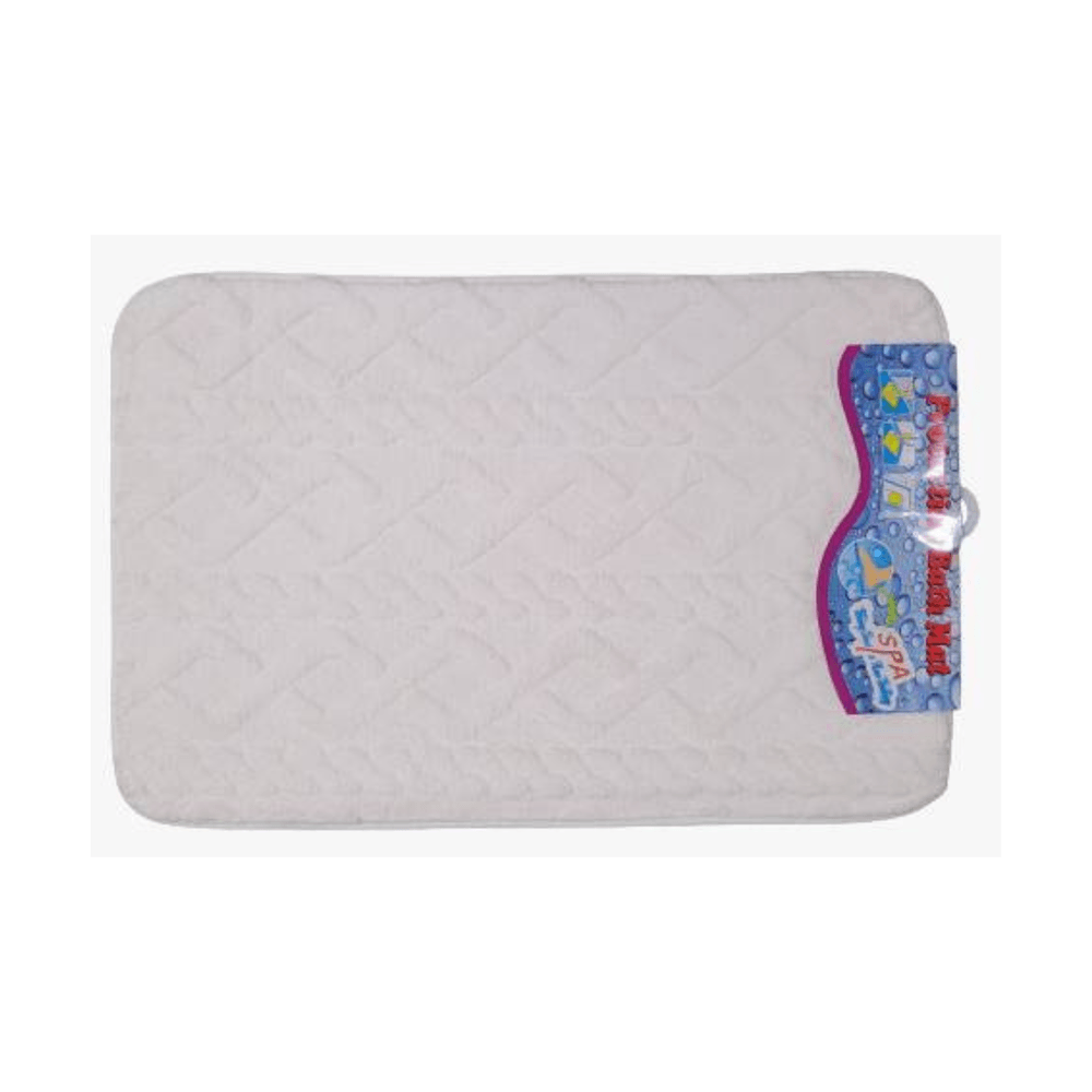 Alfombra Rectangular para Piso Blanco