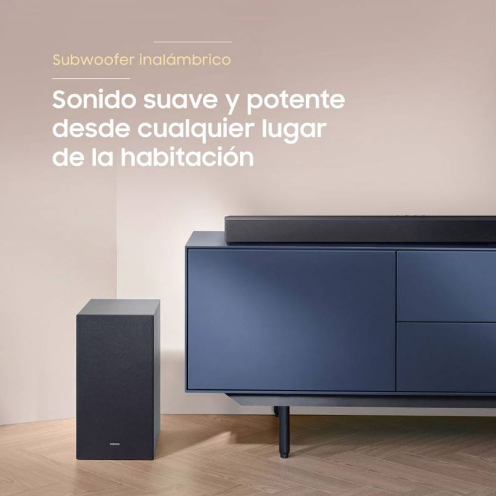 Nuevas barras de sonido Serie T de Samsung, con 2.1 canales y