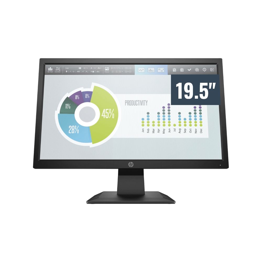 Monitor HP P204V 19.5 HD 60Hz 5ms VGA HDMI