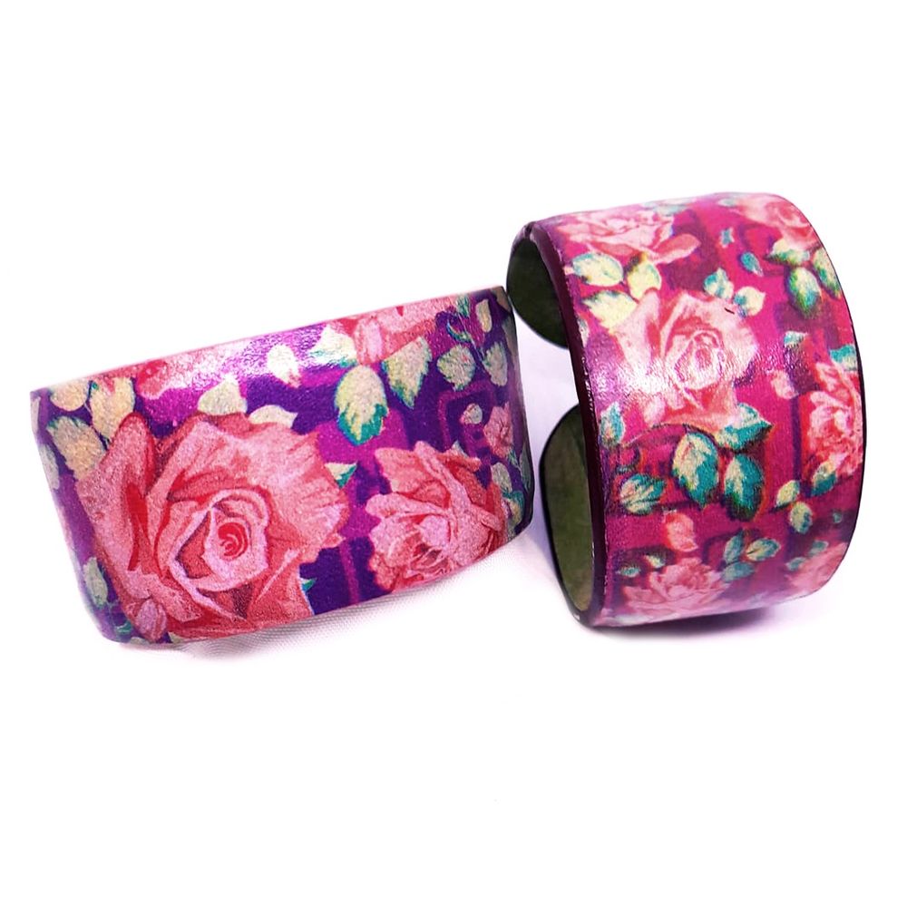 Puñera de Cuero Estampado Llano Marialu Creaciones 2