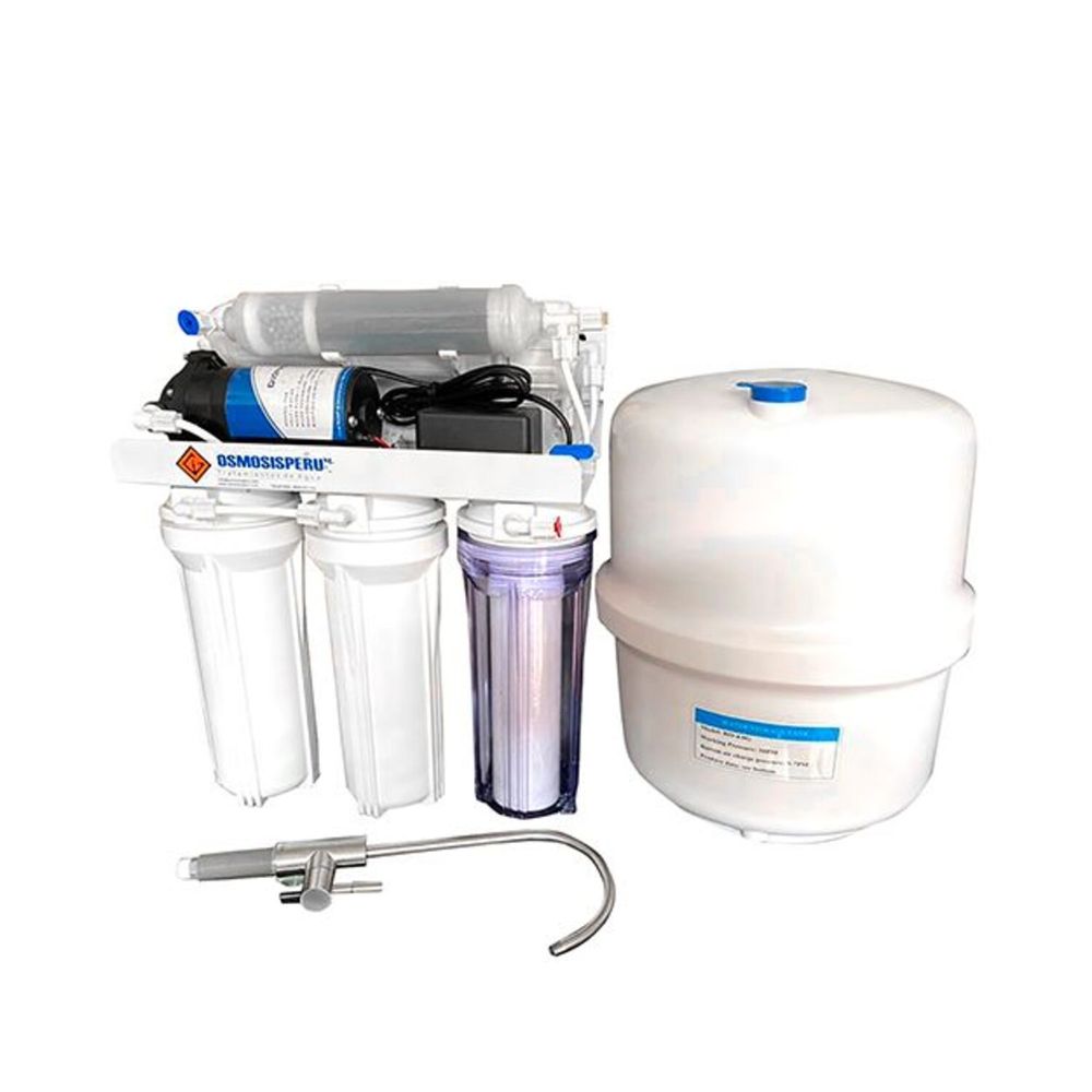 Purificador De Agua Osmosis Inversa Con Bomba