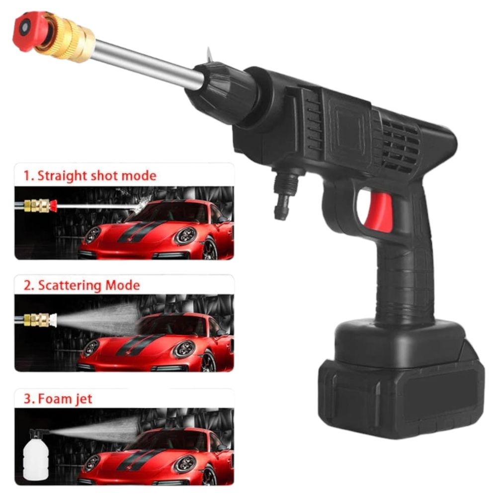 Hidrolavadora Alta Presión Inalámbrica Auto Lavado + Maletín