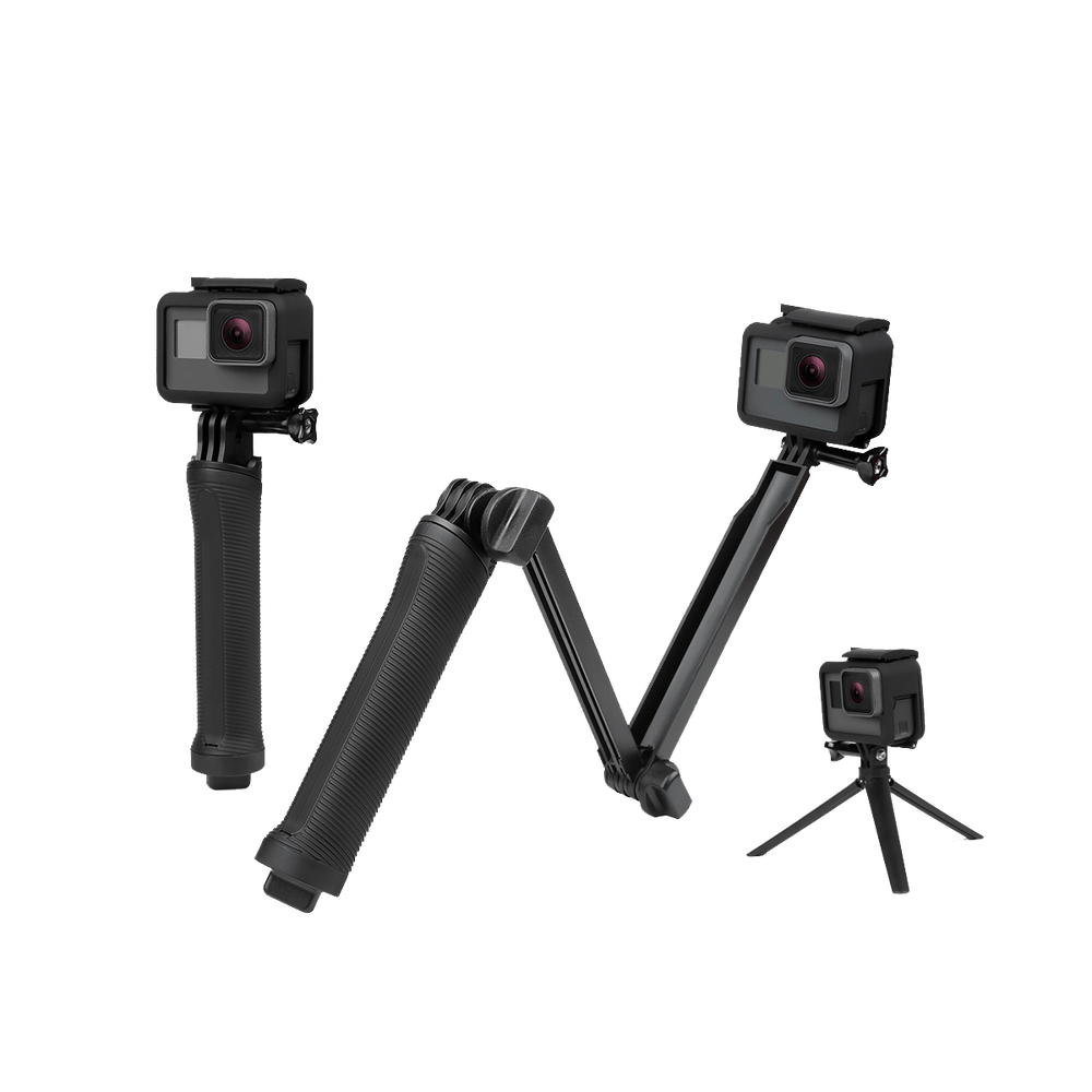 Monopod 3-WAY Tripode para Gopro, Osmo, Insta y otra cámaras de Acción -  Promart