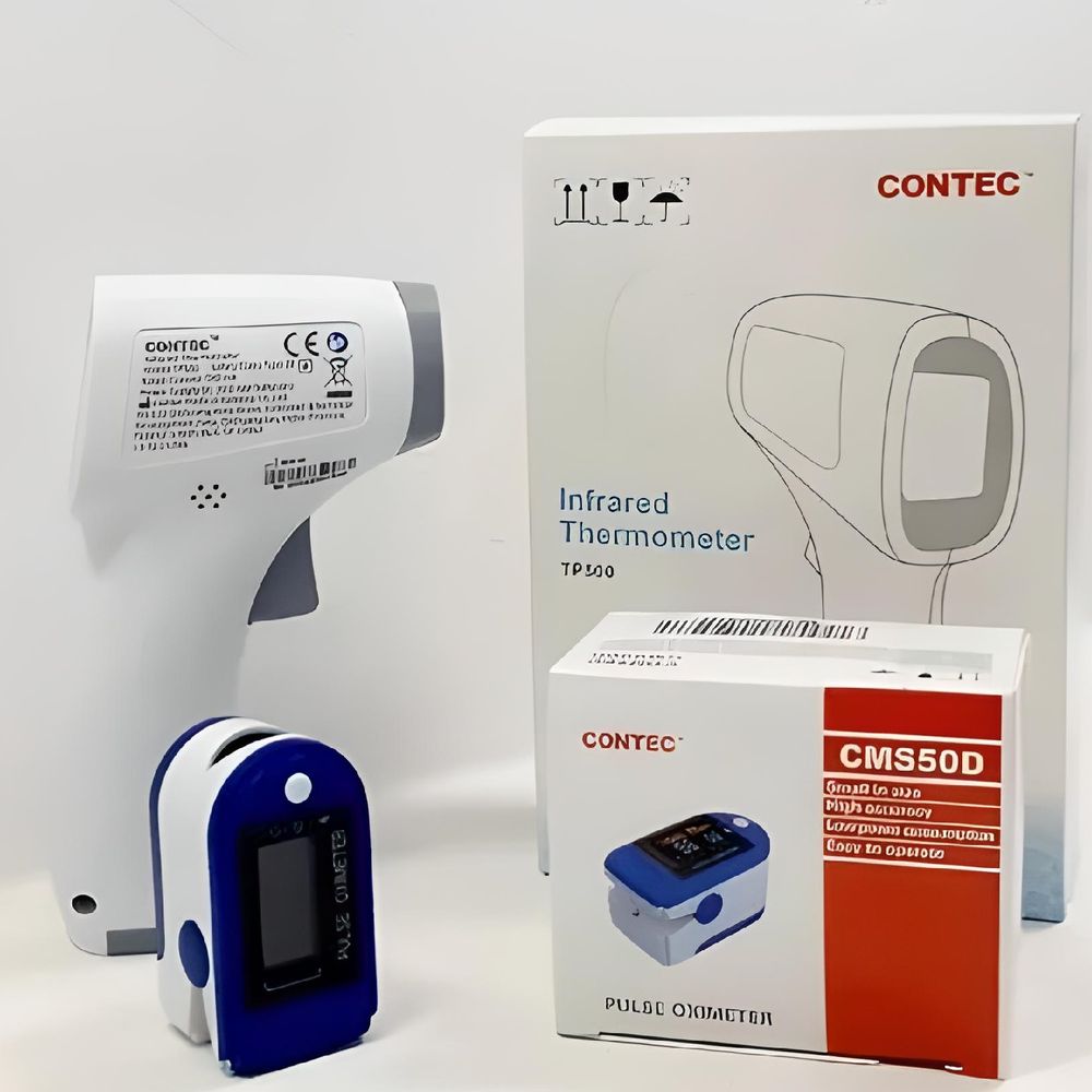 Pack Oximetro con Termometro Infrarrojo Contec