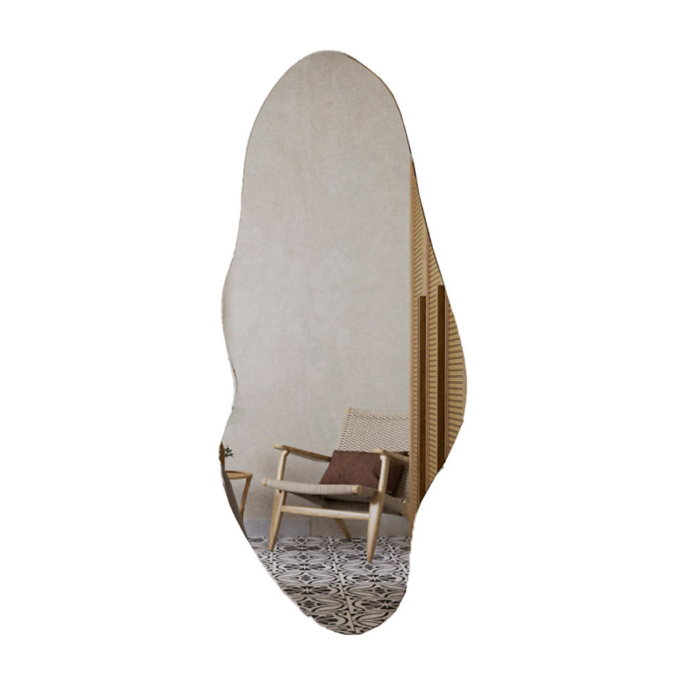 Espejo Blue Con Forma Irregular 60x150cm Tuhome