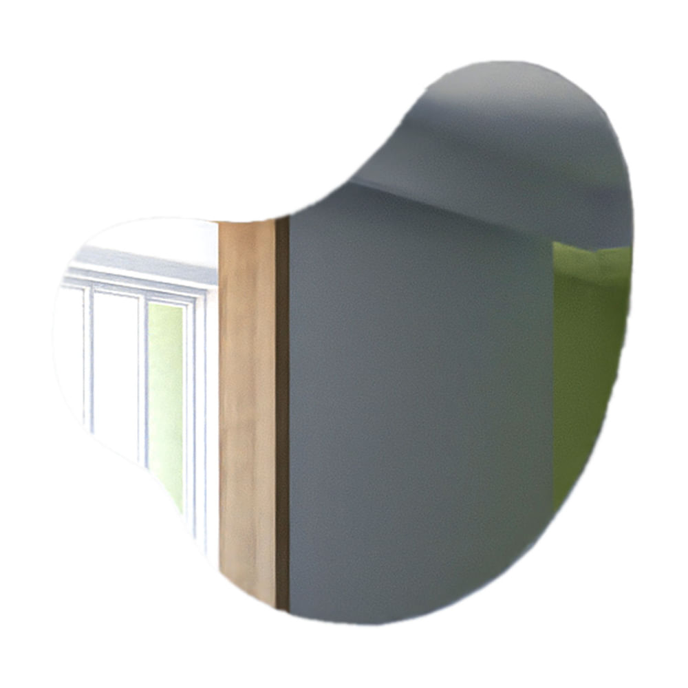 Espejo Otto Con Forma Irregular 110x90cm Tuhome