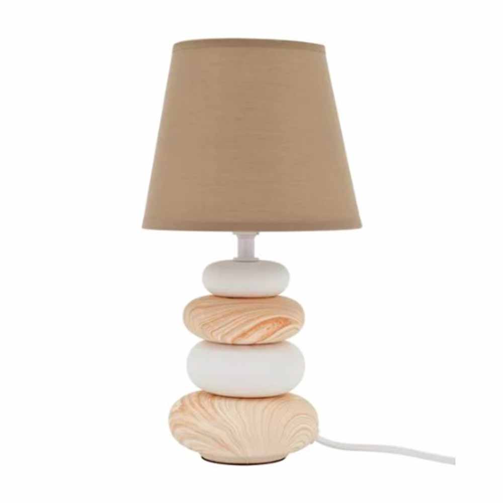 Lámpara de mesa Inspire E14 Navala Beige