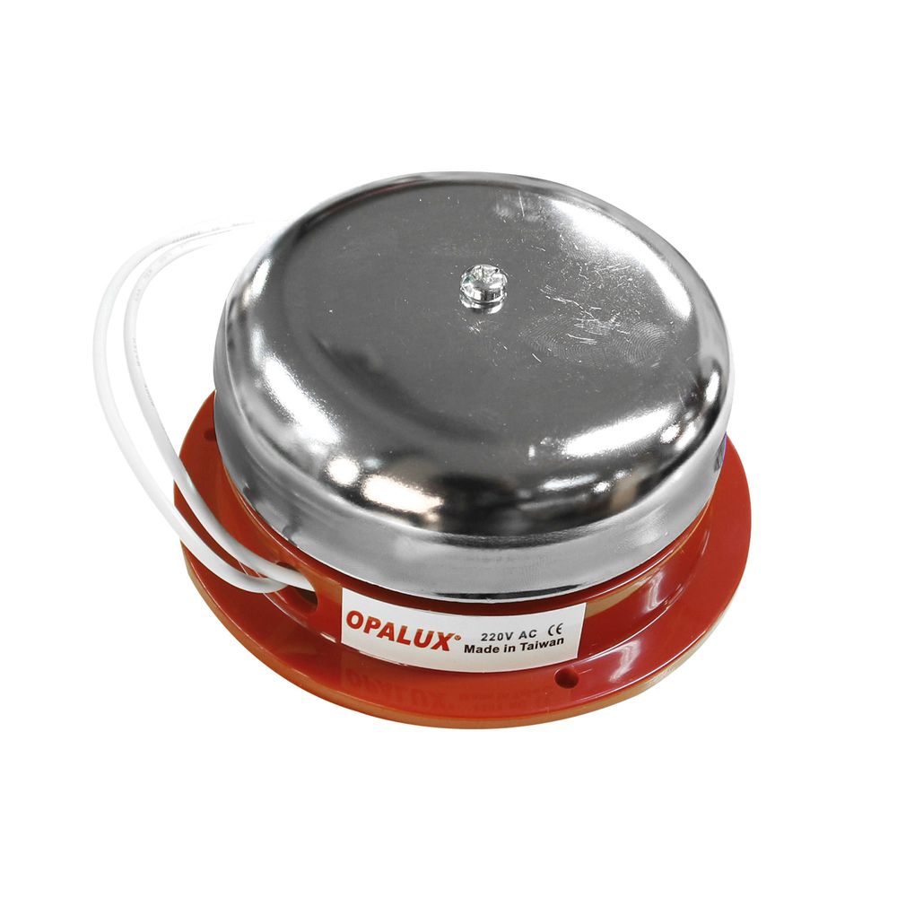 Timbre Industrial Redondo Opalux Plata 4' Resistente a Impactos