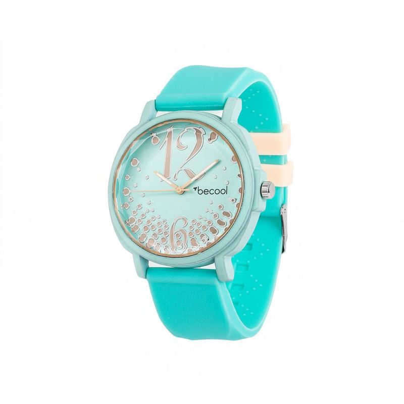 Reloj-becool-2C014-Analogico-Color-Celeste