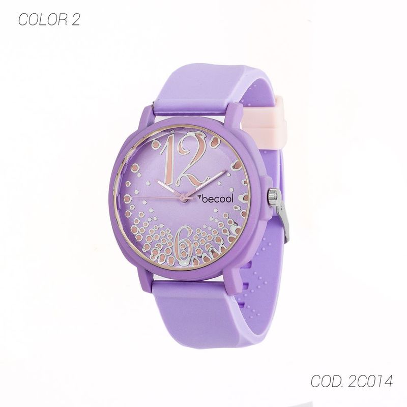 Reloj-becool-2C014-Analogico-Color-Morado