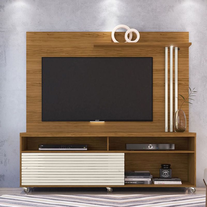 Rack para TV de hasta 65 Mesa TV Centro de Entretenimiento Modular Moderno  Elegante y Funcional (Off White/Savana) : : Electrónicos