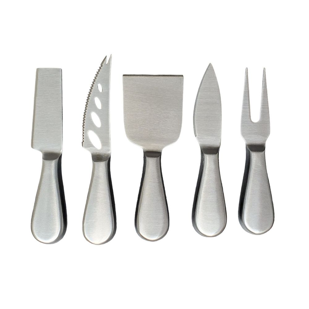 Set de Cuchillos de Acero para Quesos Embutidos Charcuteria