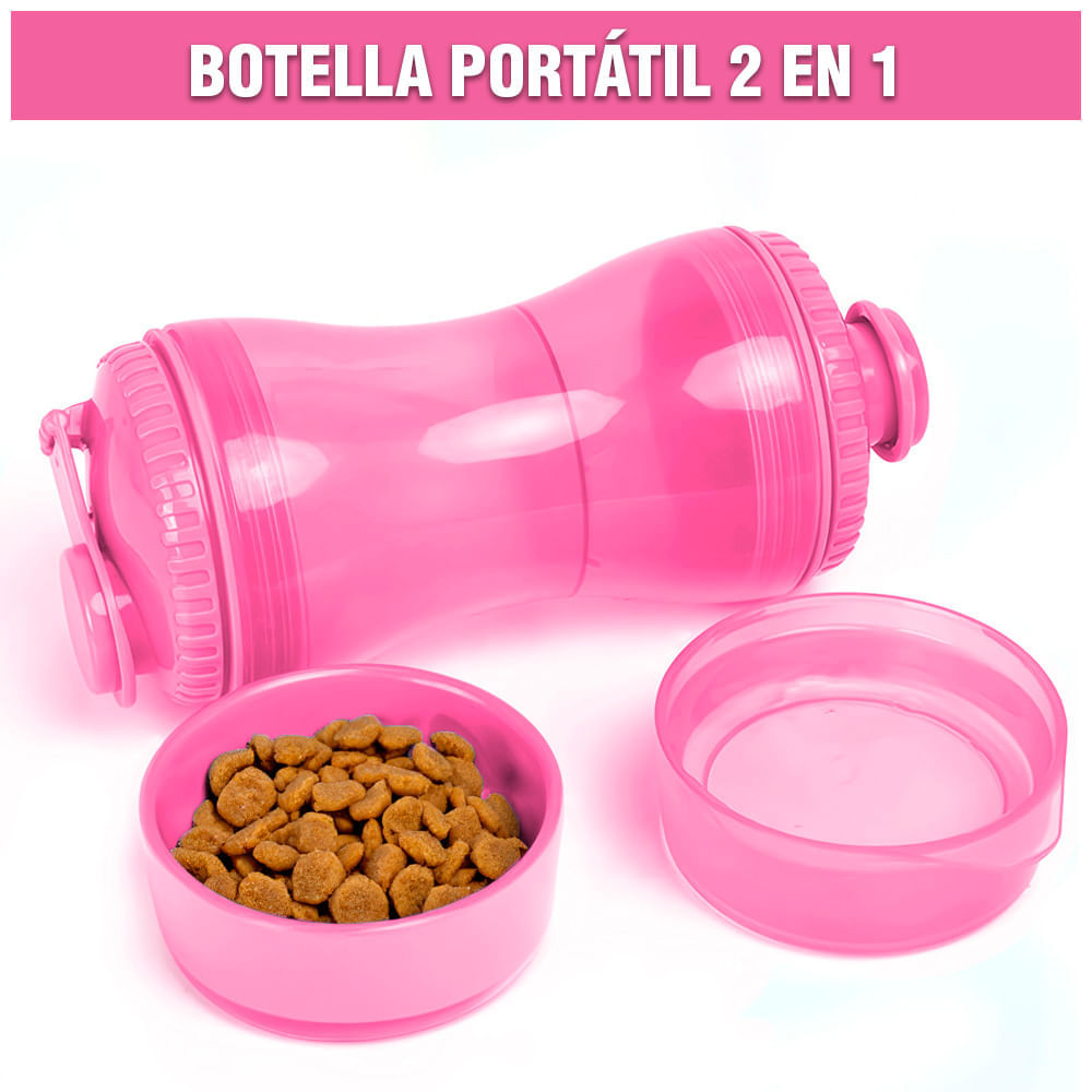 Botella Comedero Bebedero de Agua Portátil Perros Q03 VD - Promart