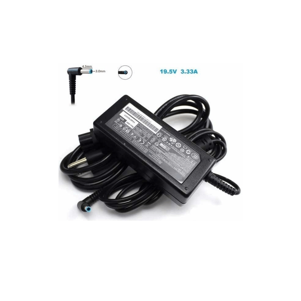 Cargador HP 19.5V 3.33A 4.5X3.0MM P/Azul Original