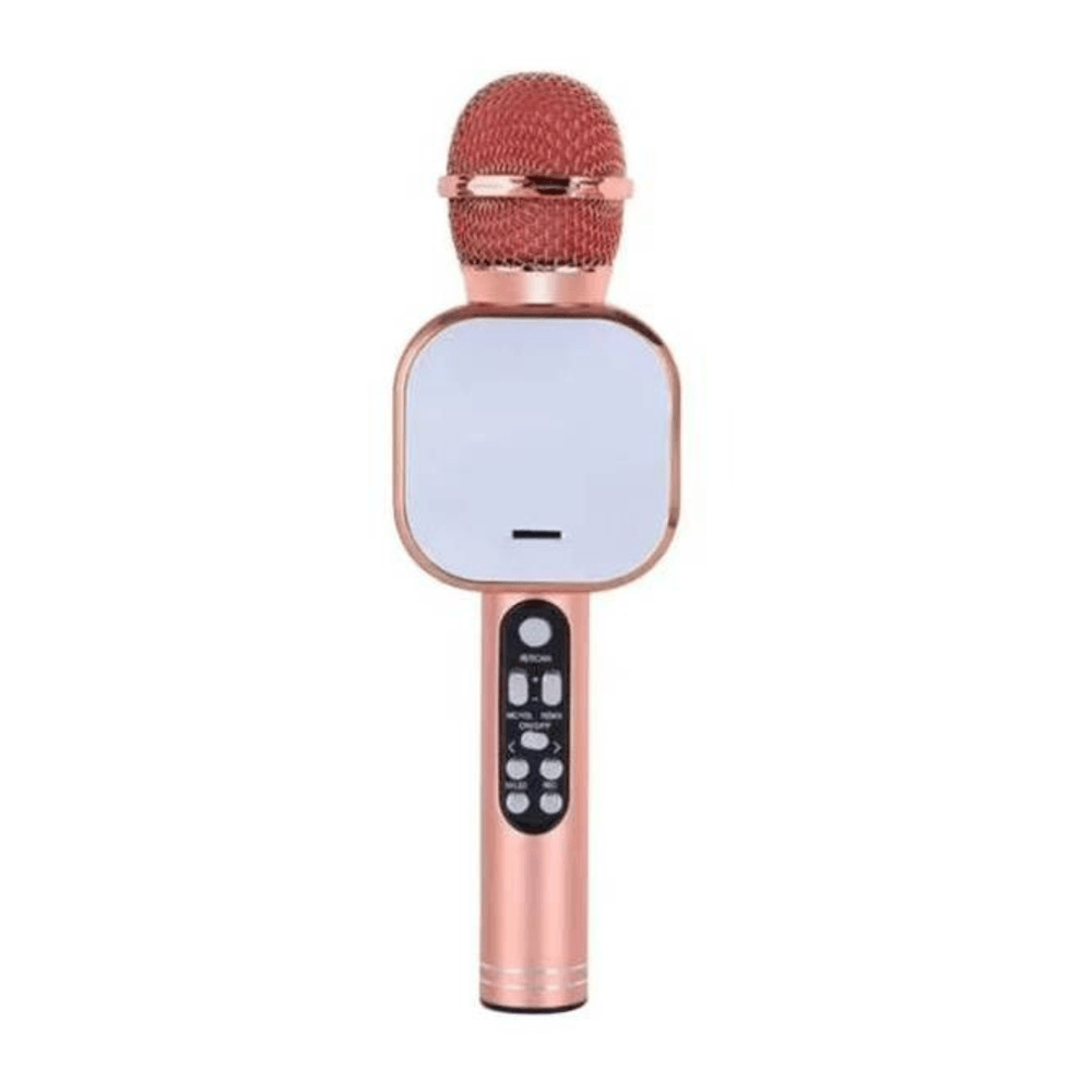 Micrófono Bluetooth Inalámbrico WS 858 - Rosado Metálico - Promart