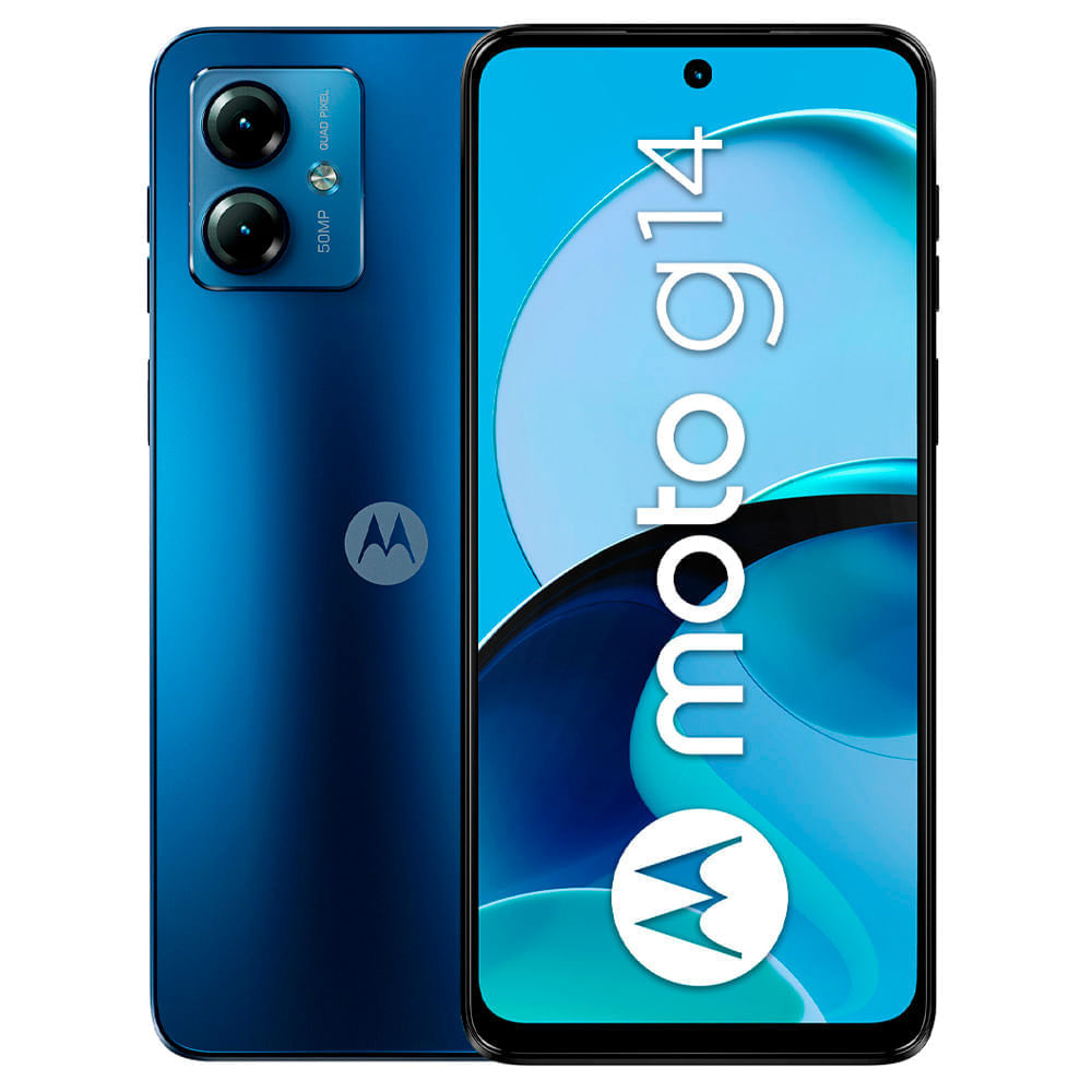 Smartphone MOTOROLA G14 6.5 4GB 128GB 50MP+2MP Azul - Promart