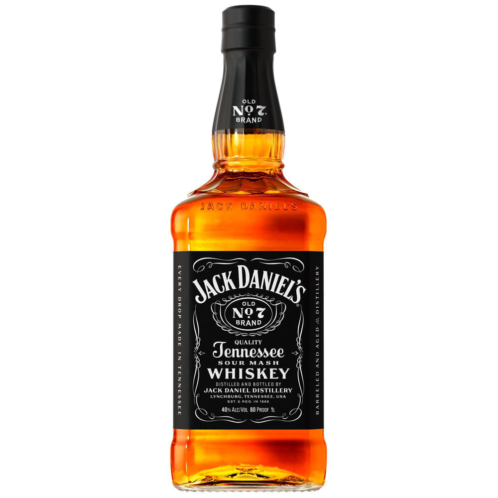 Whisky JACK DANIEL'S Old N'7 Botella 1L