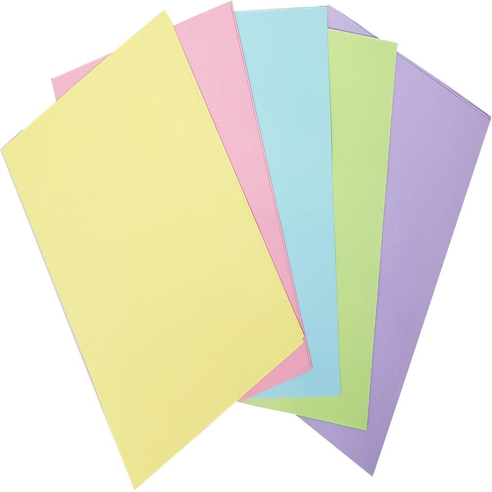 Papel de Colores Pastel 75GR - Paquete X500 hojas