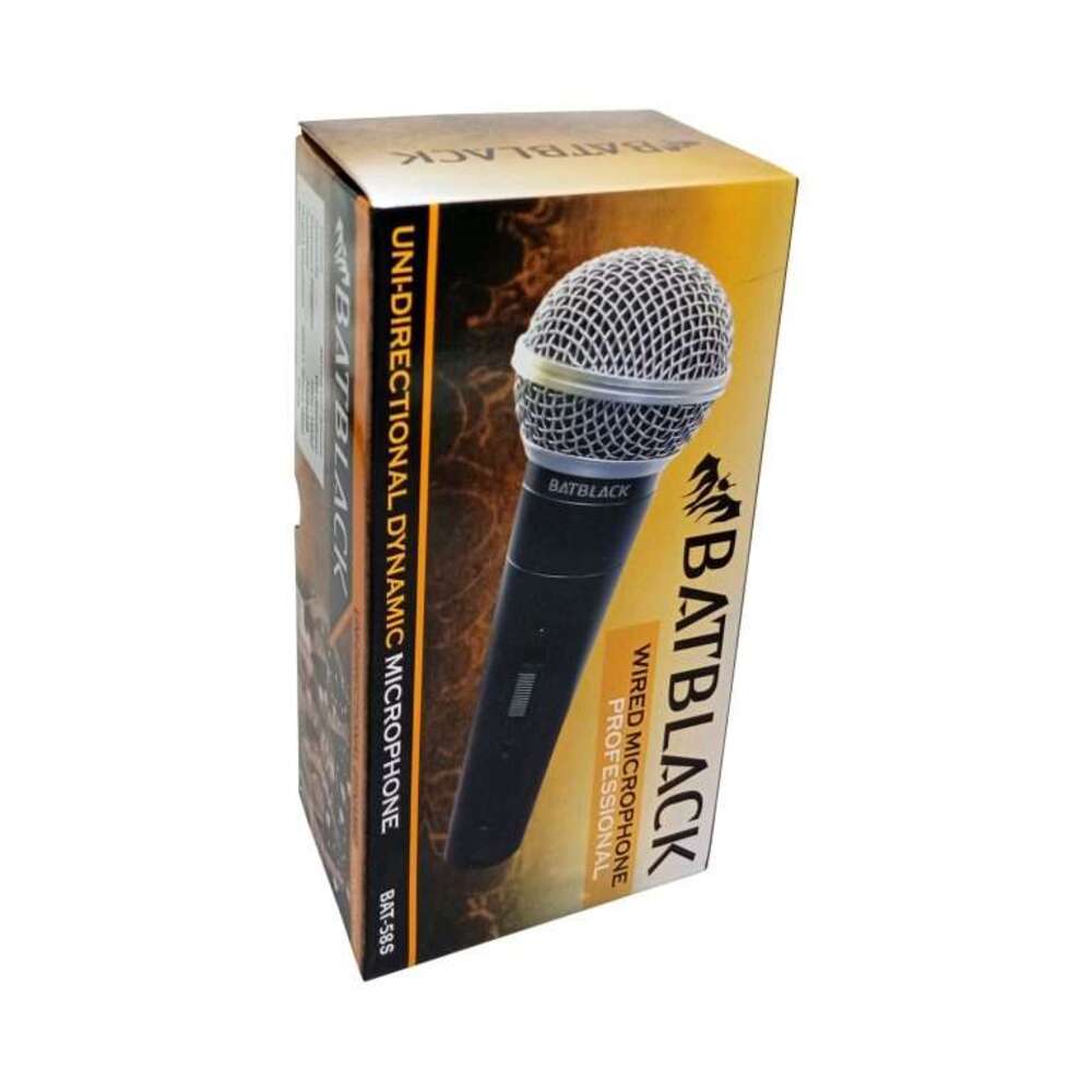 Micrófono Vocal Dinámico con Cable Beta-58BT Batblack I Oechsle - Oechsle