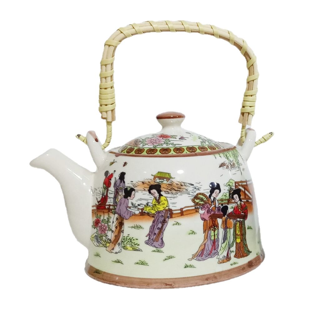Tetera Para Infusion Oriental Con Filtro Gu Zheng 4pza Generica