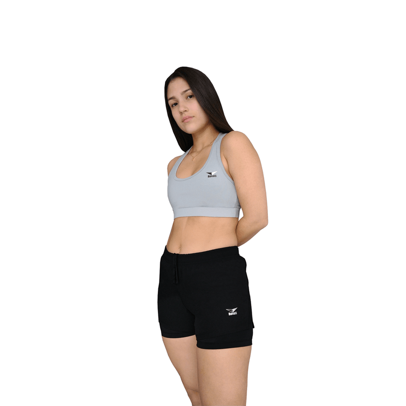 Negro Deportes - Ropa Deportiva Mujer - Shorts Deportivos Mujer