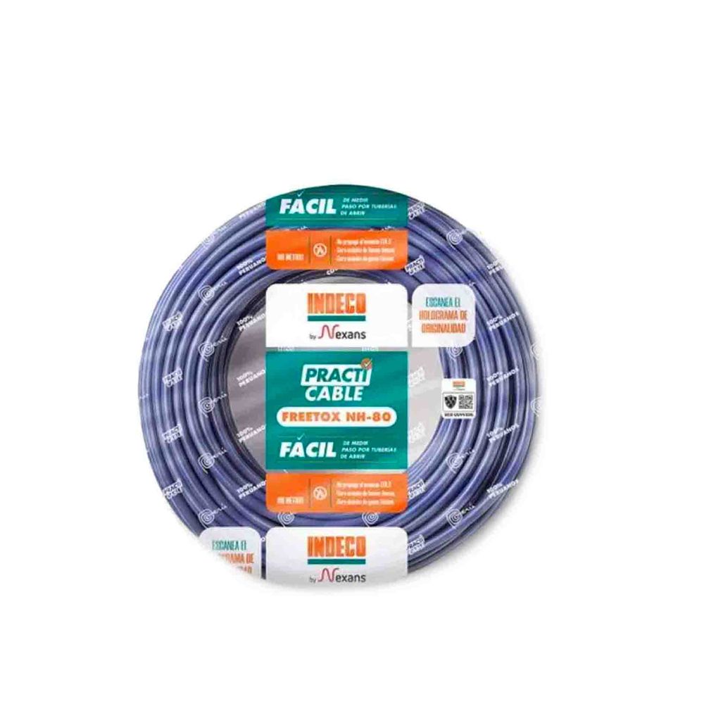 Cubre cables colores 1 metro azul 