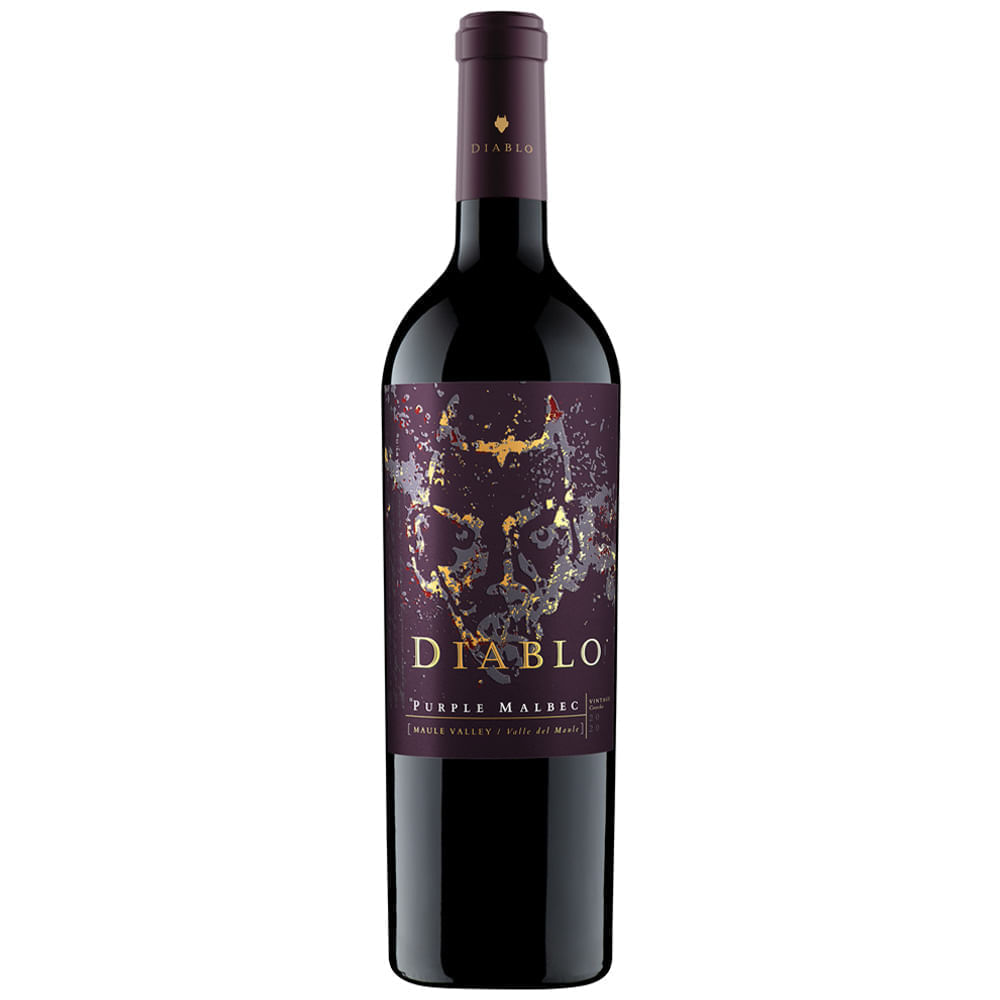 Vino Tinto DIABLO Purple Malbec Botella 750ml