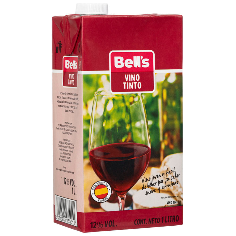 Vinto Tinto BELL'S Caja 1L