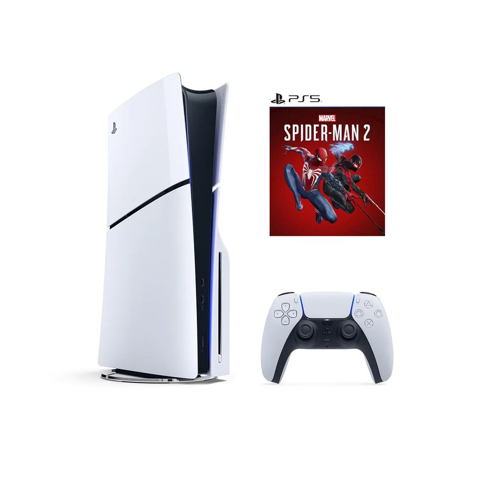 Consola PlayStation 5 Slim Lector de discos + Juego digital Spiderman 2 I  Oechsle - Oechsle