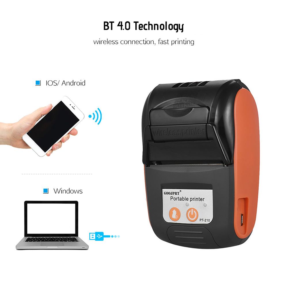 Impresora Termica Portatil Bluetooth para Celular 58mm