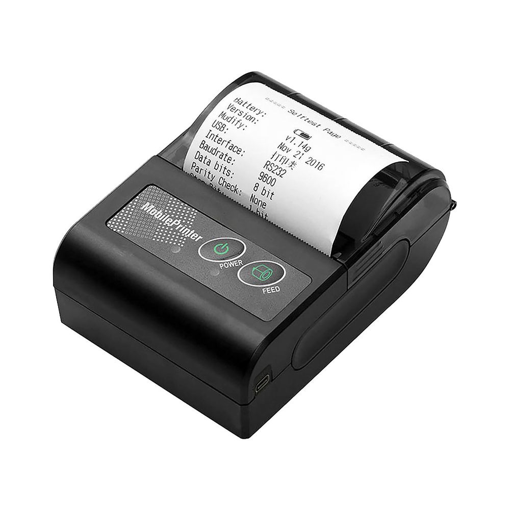 Impresora Térmica Portátil 58Hb6 Mini Bluetooth Usb+Bluetooth Negro I  Oechsle - Oechsle