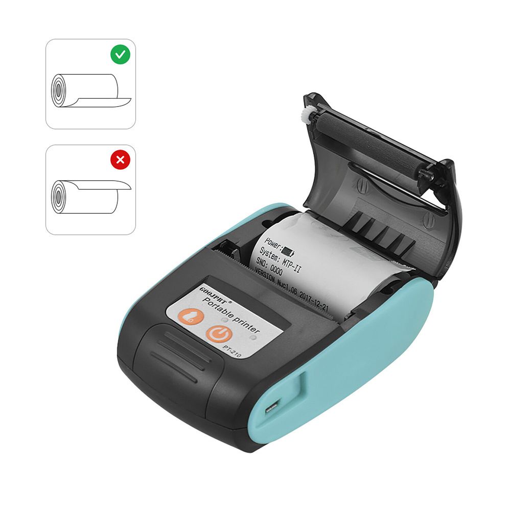 Impresora Para Celular Termica Portatil Bluetooth azul GENERICO
